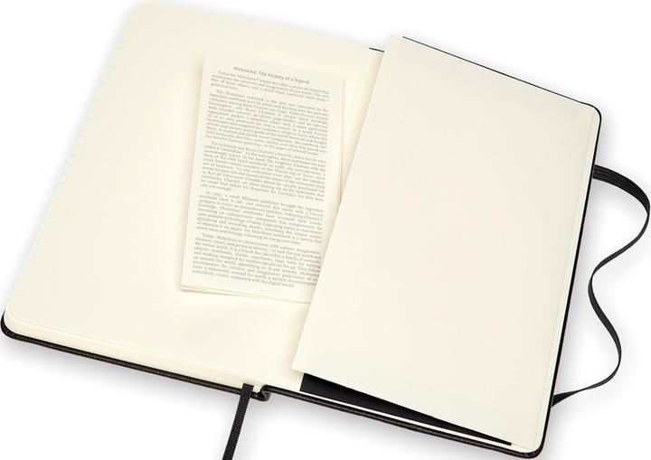 Actual product image Moleskine Notebook leather cover (130 x 210 mm, Lined)