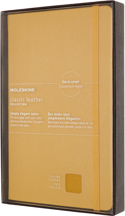 Actual product image Moleskine Notebook leather cover (A5, Lined, Hardcover)