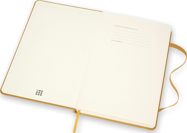 Actual product image Moleskine Notebook leather cover (A5, Lined, Hardcover)