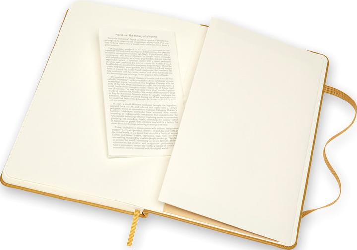 Actual product image Moleskine Notebook leather cover (A5, Lined, Hardcover)