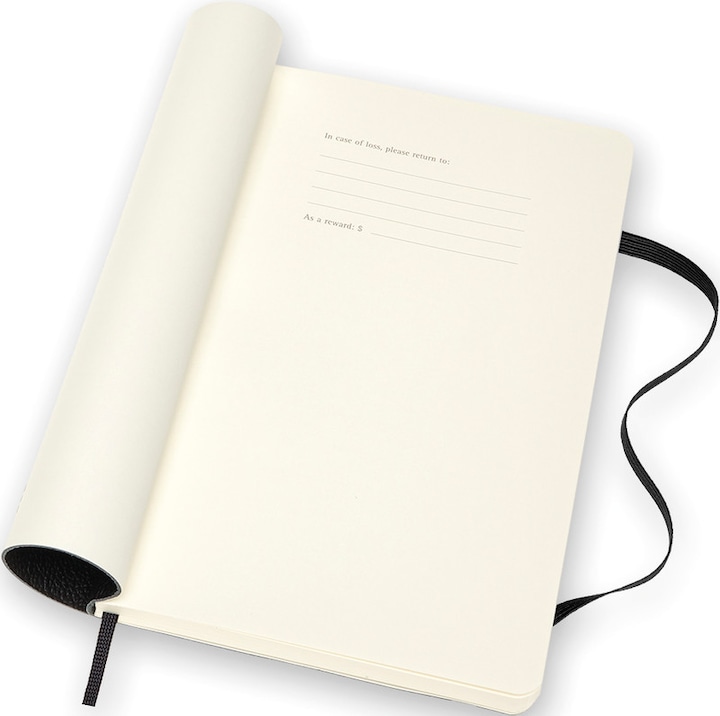 Produktbild Moleskine Notizbuch Ledereinband (130 x 210 mm, Liniert, Harter Einband)