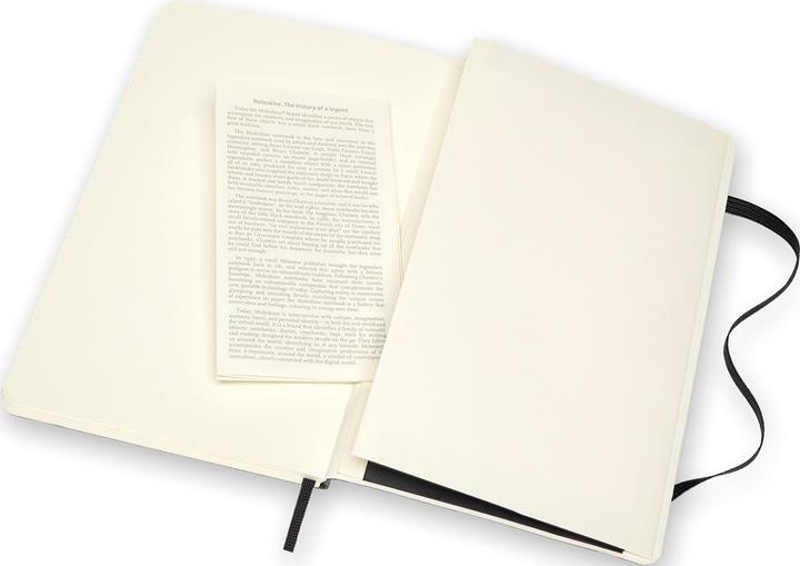 Actual product image Moleskine Notebook leather cover (A5, Lined, Soft cover)