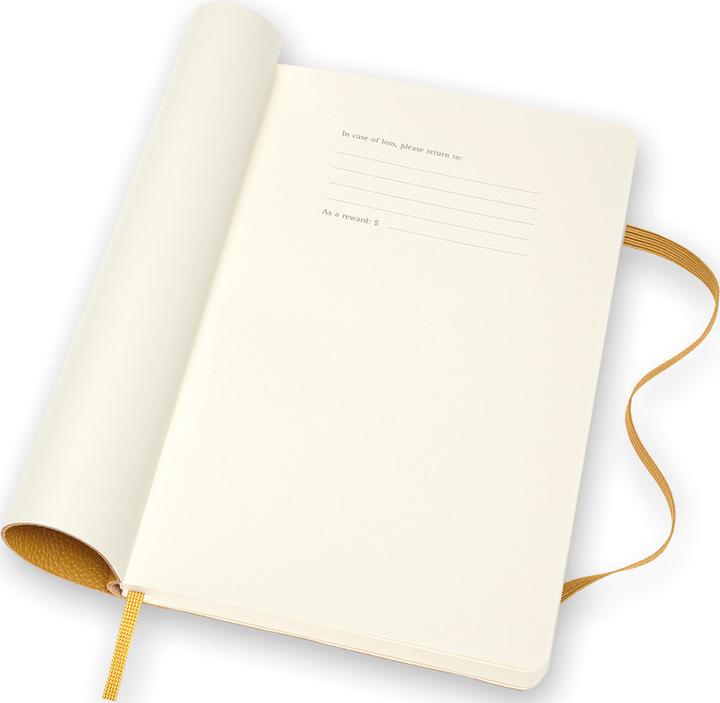 Image du produit Moleskine Couverture en cuir pour ordinateur portable (130 x 210 mm, À rayures, Couverture souple)