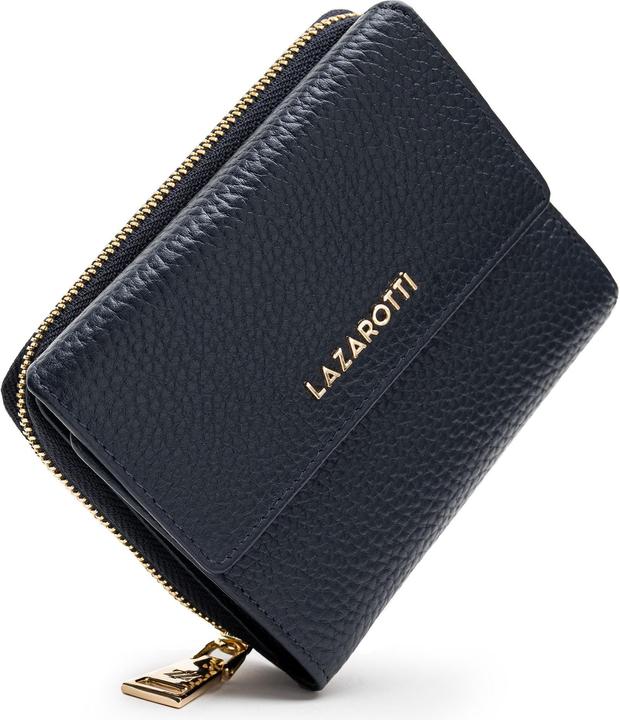 Actual product image Lazarotti Bologna Leather wallet leather 12 cm
