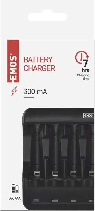 Immagine prodotto Emos Caricabatterie BCN-40 (1 pz., AAA, AA, Caricabatterie senza batteria)
