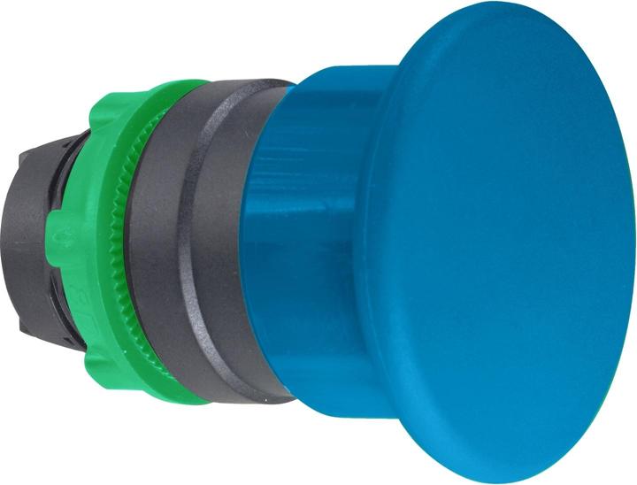 Produktbild Schneider Electric Drucktaster Pilzkopf blau rund 22mm IP66
