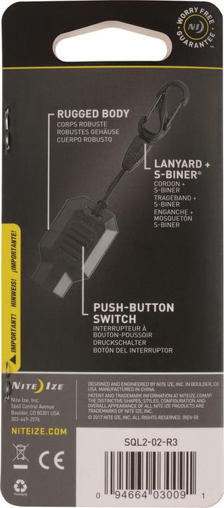 Image du produit Nite Ize Lumière de compression radiante (2.67 cm, 4.20 lm)