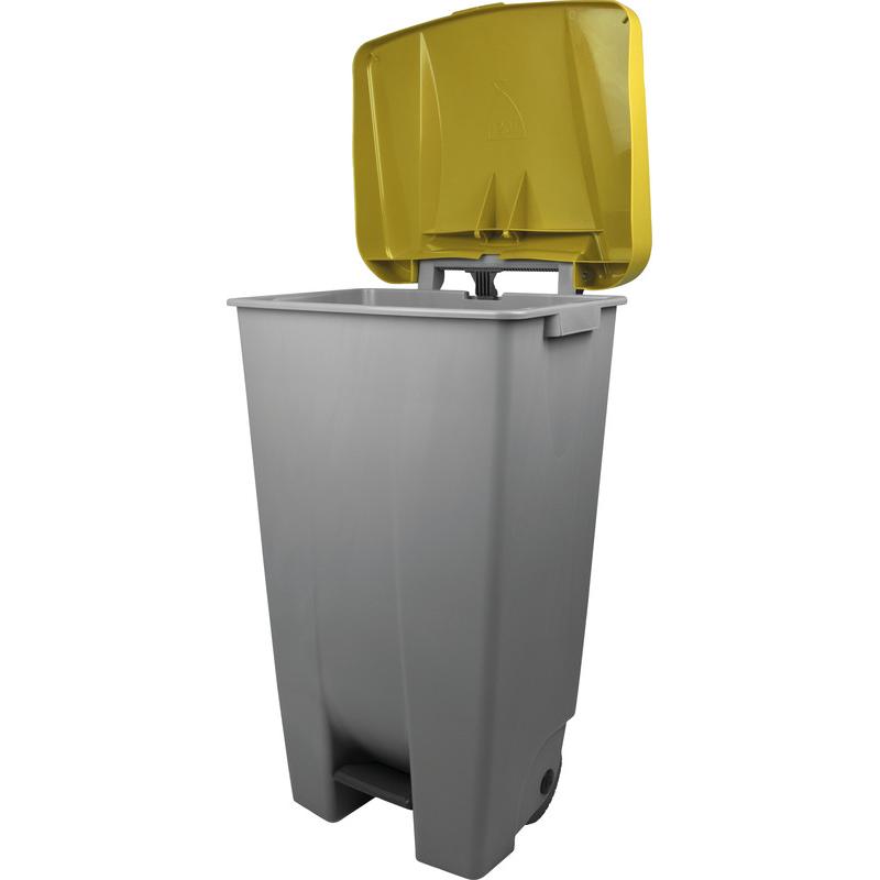 Thumbnail - Zwingo Tretabfallwagen HACCP, Abfalleimer, Grau