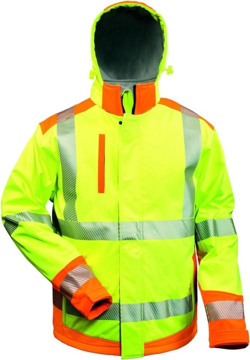 Produktbild Elysee Warnschutz-Softshelljacke Rickmer Grösse XL gelb/orange (XL)