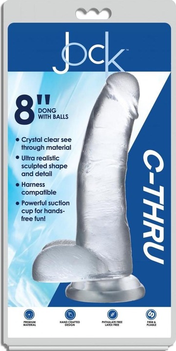Produktbild Jock CThru Transparenter Dildo 23 cm