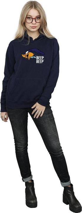 Actual product image Looney Tunes Womens/Ladies Road Runner Beep Beep Hoodie (L)
