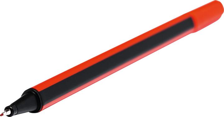 Actual product image Q-Connect Fineliner Triangular (Red, 12 x)