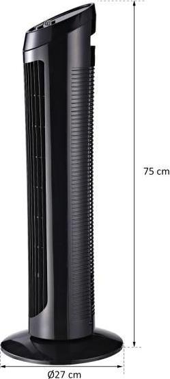 Produktbild Homcom Turmventilator mit 3 Belüftungsstufen