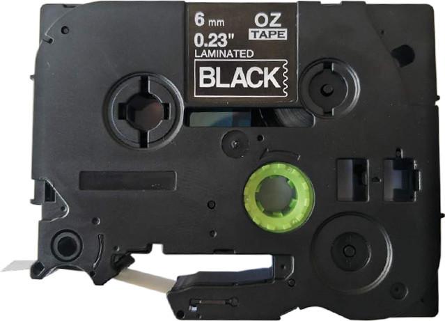 Produktbild NoName Schriftband TZe laminiert (0.60 cm, Schwarz)