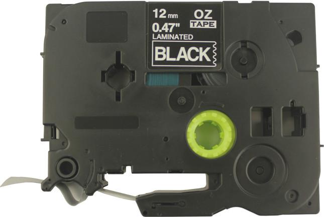 Produktbild NoName Schriftband TZe laminiert (1.20 cm, Schwarz)