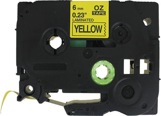 Produktbild NoName Schriftband TZe laminiert (0.60 cm, Gelb)