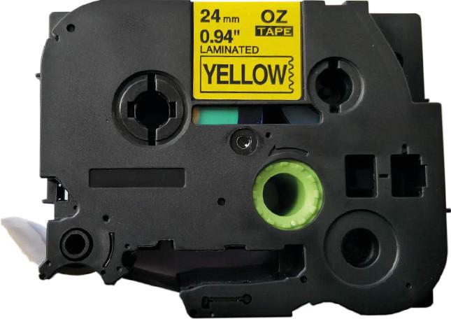 Produktbild NoName Schriftband TZe laminiert (2.40 cm, Gelb)