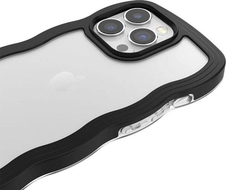 Actual product image Adidas OR Wavy Case iPhone 13 Pro /13 6.1" czarny-przezroczysty/black-transparent 51900 (Apple iPhone 13 Pro)
