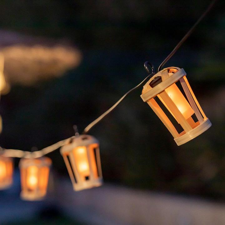 Produktbild Newgarden HIAMA LED x10, Lichterkette 5m, Aussen & Innen mit Flammeneffekt IP44 (5 m)