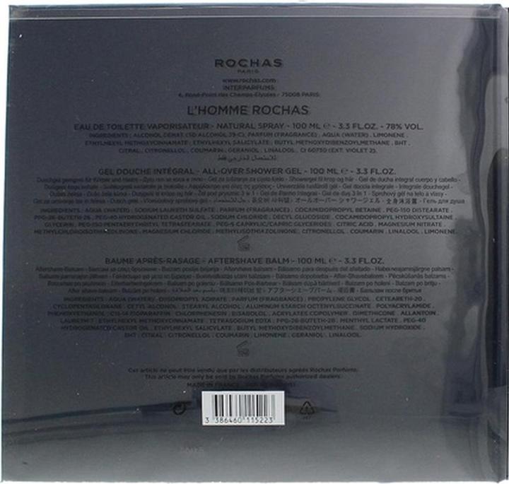 Actual product image Rochas L Homme Gift Set (Manicure set)