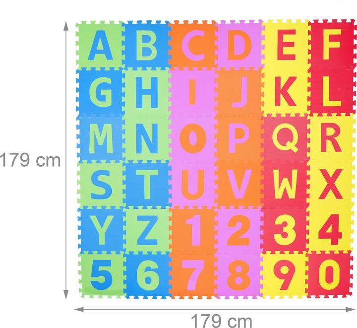 Productafbeelding Relaxdays Speelmat (31,5 x 31,5 x 1 cm)
