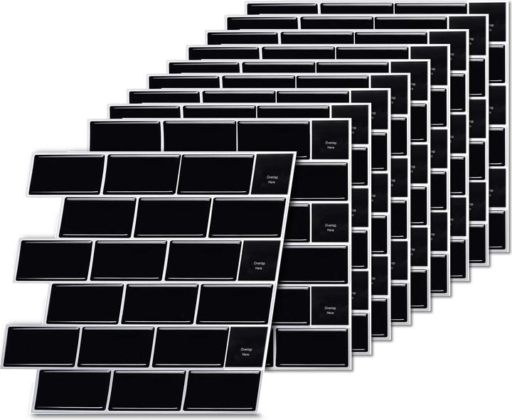 Relaxdays dalles adhésives (30 x 30 cm)