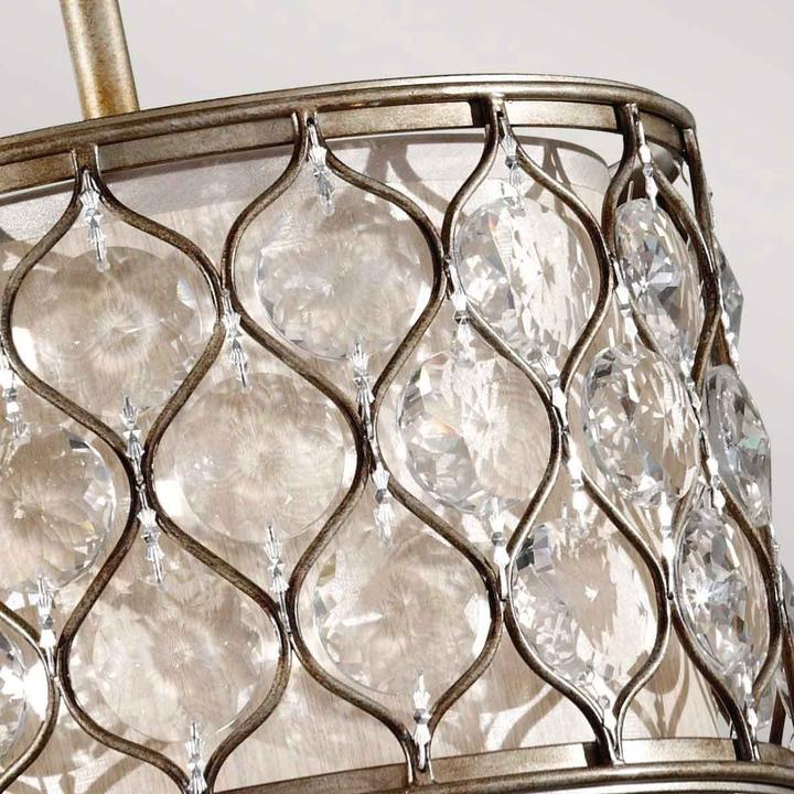 Image du produit Elstead Lighting Lucia Lampe à suspendre E27 20cm Argent bruni (E27)