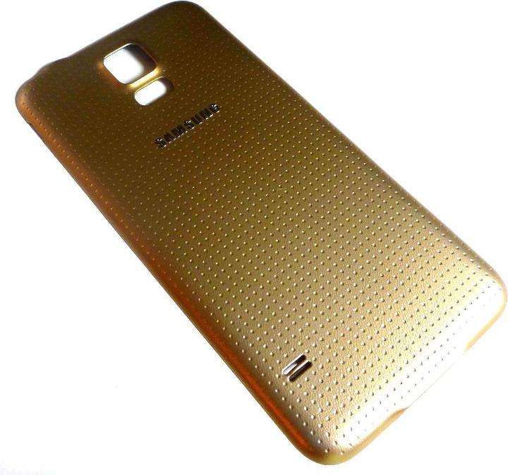 Actual product image Samsung Galaxy S5 Backcover Gold (Samsung Galaxy S5)