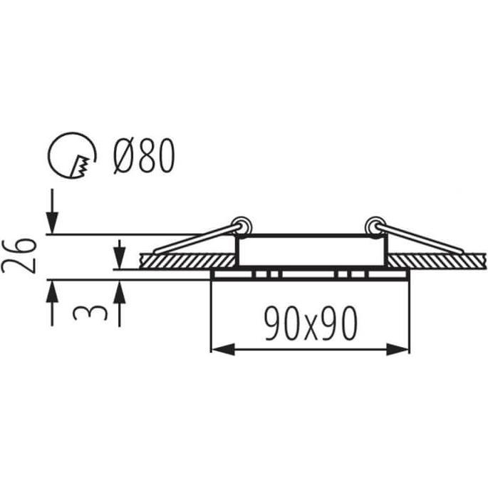 Thumbnail - Kanlux, Wandleuchte + Deckenleuchte, Deckenleuchte SEIDY Gx5,3 Schwarz Matt 19458 (GX 5.3)