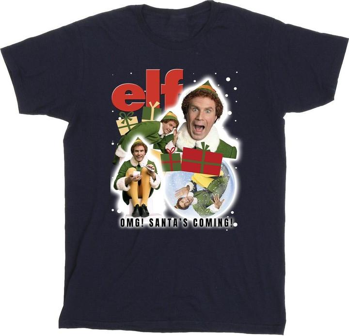 Elf Buddy Collage TShirt Mädchen (140, 146)