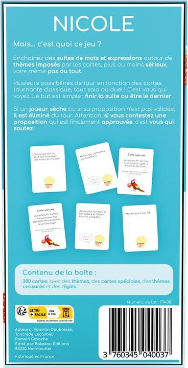 Produktbild Gigamic Nicole (f) (Französisch, 3 - 12 Spieler)