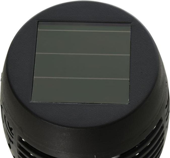 Produktbild Swisshandel24 Solarleuchte, Solarlampen Garten, 4er-Set Lampe, 6–8 h, IP44 Wasserfest, Kunststoff, Schwarz, Ø12 x (IP44)