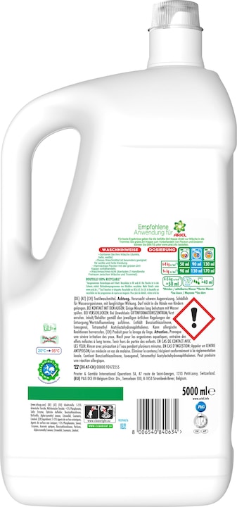 Actual product image Ariel Universal+ (100 Washing cycles, Liquid)