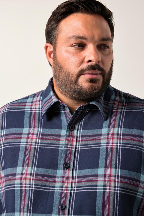 Actual product image Men+ Karo-Flanellhemd, Langarm, Kentkragen, Comfort Fit (5XL)