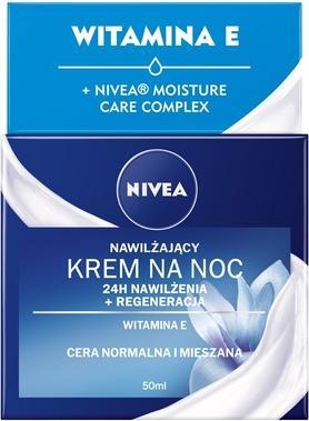 Produktbild NIVEA 24H - Hydration + Regeneration Moisturizing Cream For Night Normal And Mixed Skin 50Ml (50 ml, Nachtcreme)