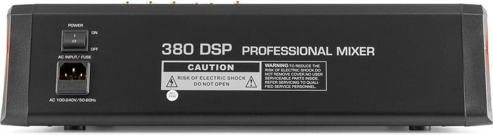 Image du produit Power Dynamics PDM-T804 - 8-kanaals mengpaneel Bluetooth, DSP, mp3 en USB audio interface (Studio et mixeur live)