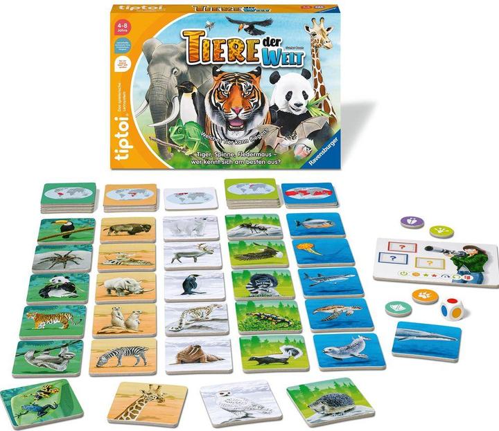 Produktbild tiptoi Tiere der Welt (Deutsch, 4 - 8 Jahre)