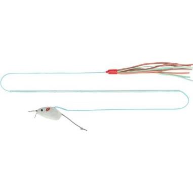 Trixie Canne A Peche Avec 2 Jouets Pour Chat 40cm