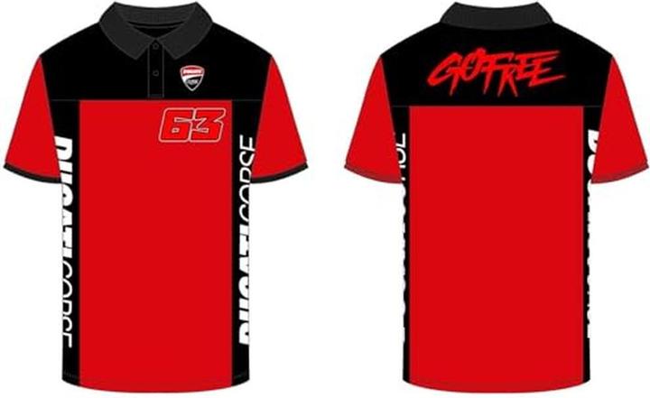 Produktbild VR46 Polo 24 Dual Ducati Bagnaia Red (S)