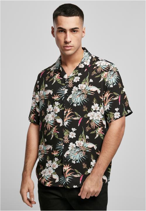 Produktbild Urban Classics Viscose AOP Resort Shirt (S)