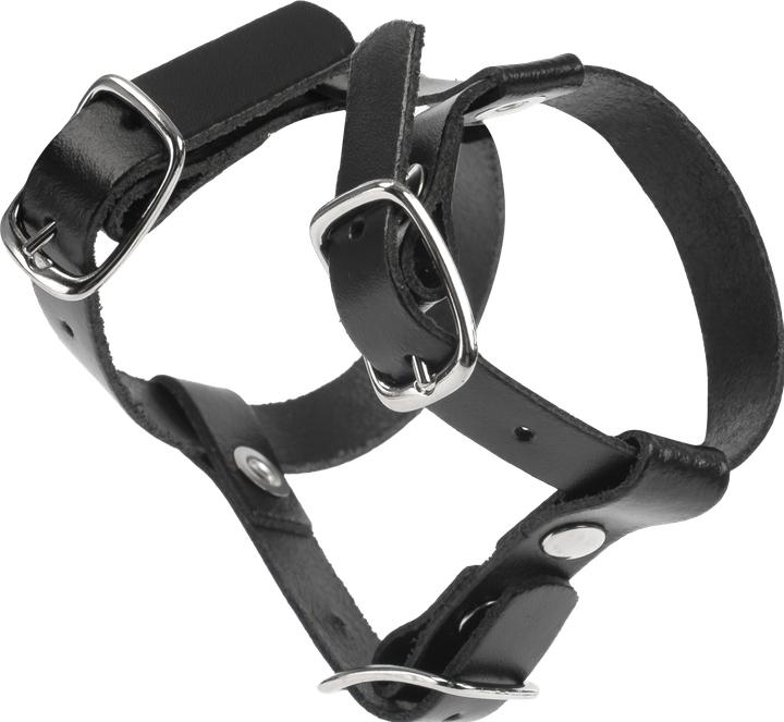 Produktbild Rimba Erotische Mode ra7468 Penisband Schwarz Echtes Leder