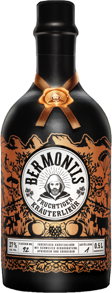 Immagine prodotto Bermontis Liquore alle erbe 27°. (1 x 50 cl)