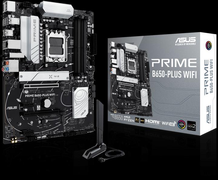Image du produit ASUS PRIME B650-PLUS WIFI (AM5, AMD B650, ATX)