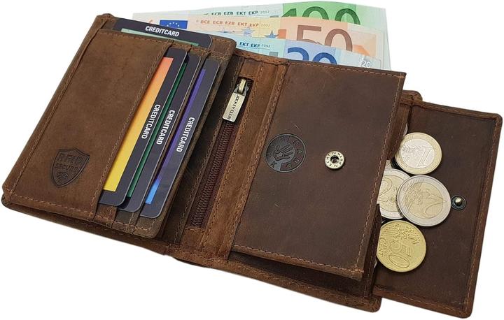 Actual product image My Ledershop Portemonnaie mit Metallkette und RFID-Schutz
