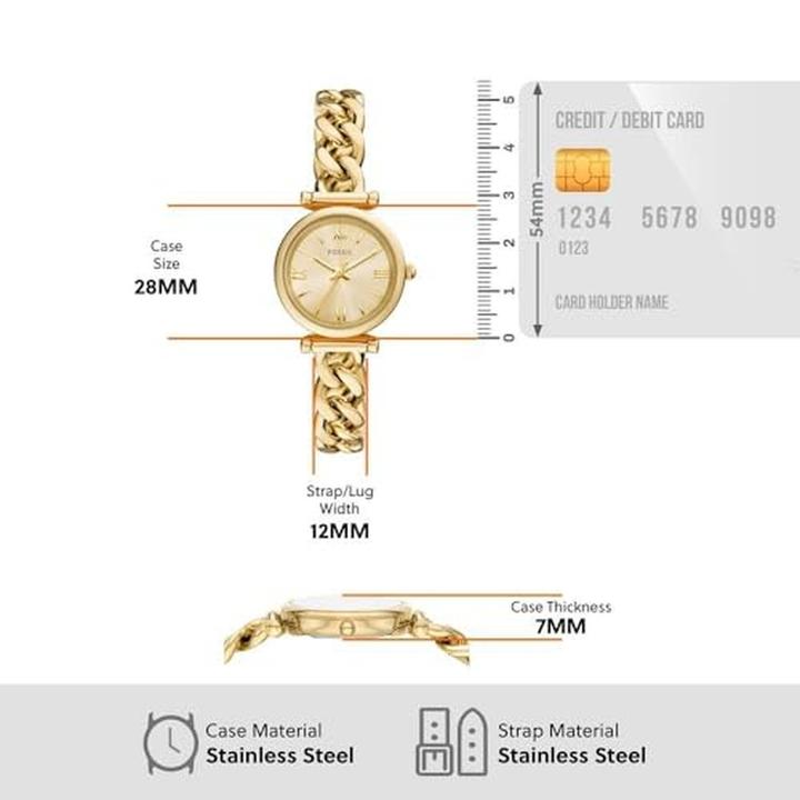Image du produit Fossil Uhren-Set CARLIE (Coffret cadeau, 28 mm)
