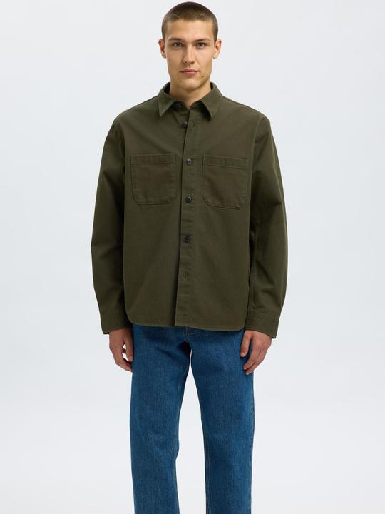 Produktbild Selected Homme Slhtravis Twill Overshirt Ls Noos (XL)