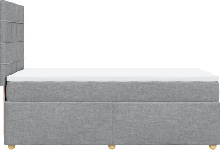 Produktbild VidaXL Bo x springbett mit Matratze 90 x 200 cm Stoff (90 x 200 cm, 90 x 200 cm)