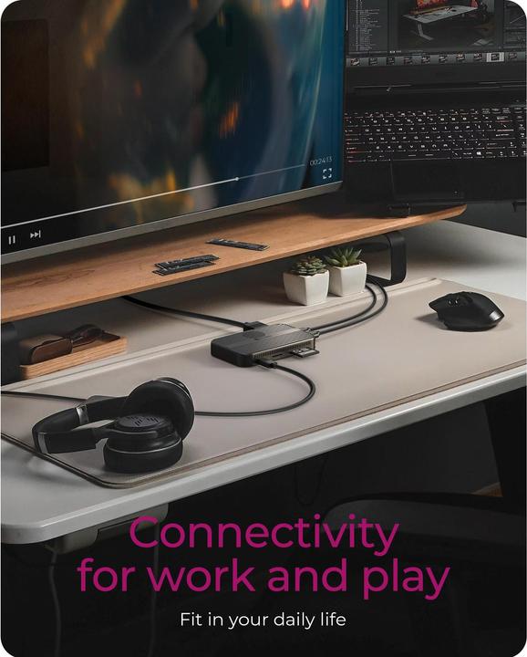 Image du produit Icy Box IB-DK4071M-CU31 (USB-C, 6 ports)