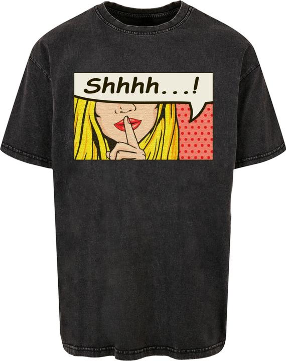 Immagine prodotto Merchcode Maglietta oversize lavata con acido Silent Sign Comic - 116363 (S)