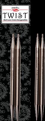 Produktbild ChiaoGoo Auswechselbare Nadelspitzen TWIST LACE / 2 Stück